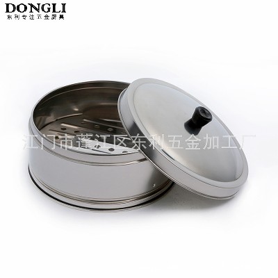 廠家直銷（xiāo） 不鏽鋼點（diǎn）心蒸籠（lóng） 家用（yòng）易清（qīng）洗點（diǎn）心籠